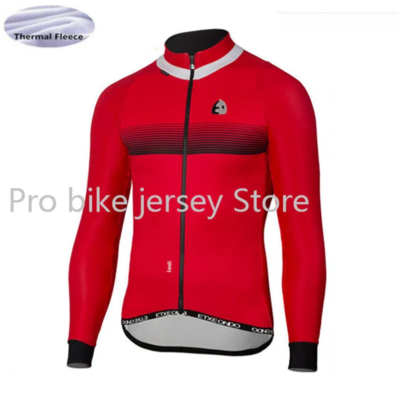 Tops 5 Etxeondo Pro Team Зимняя велосипедная Джерси рубашка зимняя термо флисовая с длинным рукавом велосипедная одежда ropa ciclismo - Цвет: Tops 5
