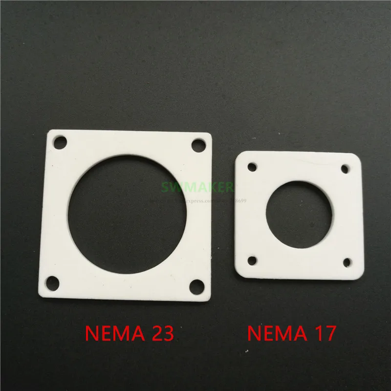 1 шт. NEMA 17/23 шаговый двигатель антивибрационный амортизатор из ПТФЭ