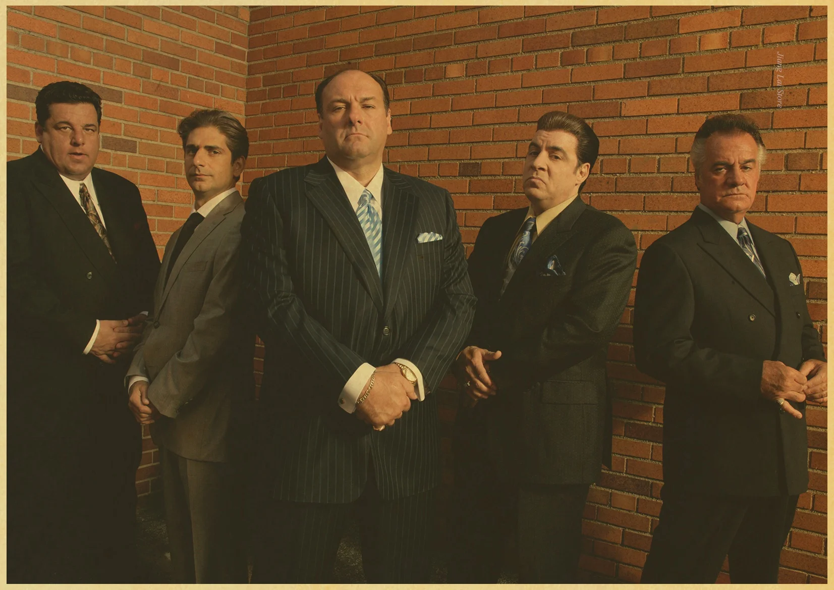 H162 James Gandolfini Sopranos винтажный бумажный плакат настенная живопись украшение дома 42X30 см 30X21 см - Цвет: H162