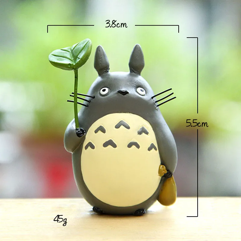 2017 Новинка kawaii японское аниме 3 шт./компл. см 5 мини Мой сосед Тоторо Tonari no Totoro