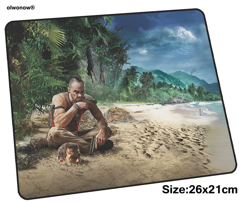 Игровой коврик для мыши far cry компьютерной 26x2 1 см большой геймерский популярный
