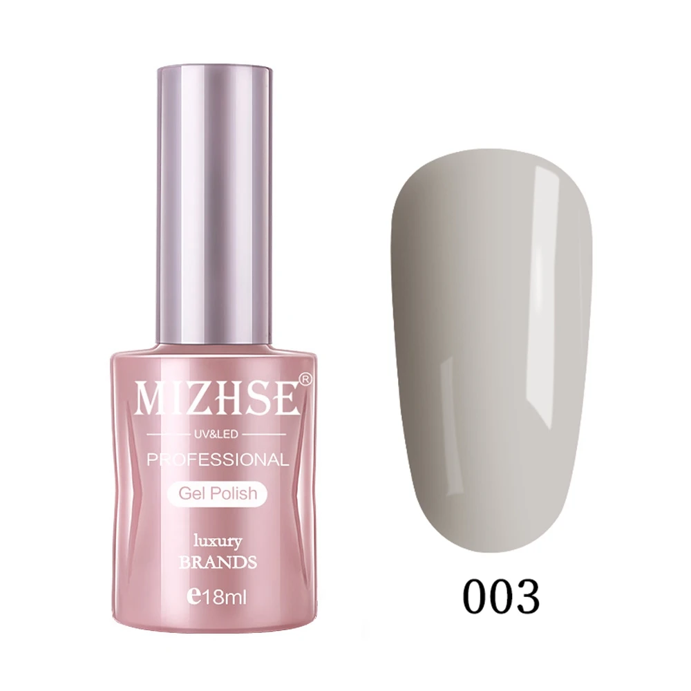 Khaki003 MIZHSE Гель-лак для ногтей 18 мл базовое и топовое покрытие био-Гели Soak Off Однотонная одежда Гель-лак для ногтей, лак для нейл-арта УФ светодиодный лаки для ногтей прозрачный грунтовка - Цвет: Khaki003