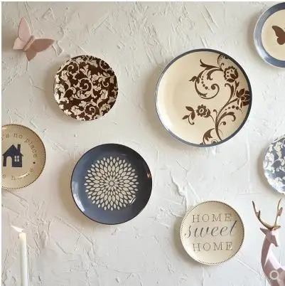 Фото 2018 Creative Wall Decorations Plates and Butterflies Beautiful Patterns Restaurant & Cafe Bar Дом и сад 2018 Creative Wall Decorations Plates and Butterflies Beautiful Patterns Restaurant & Cafe Bar Дом и сад