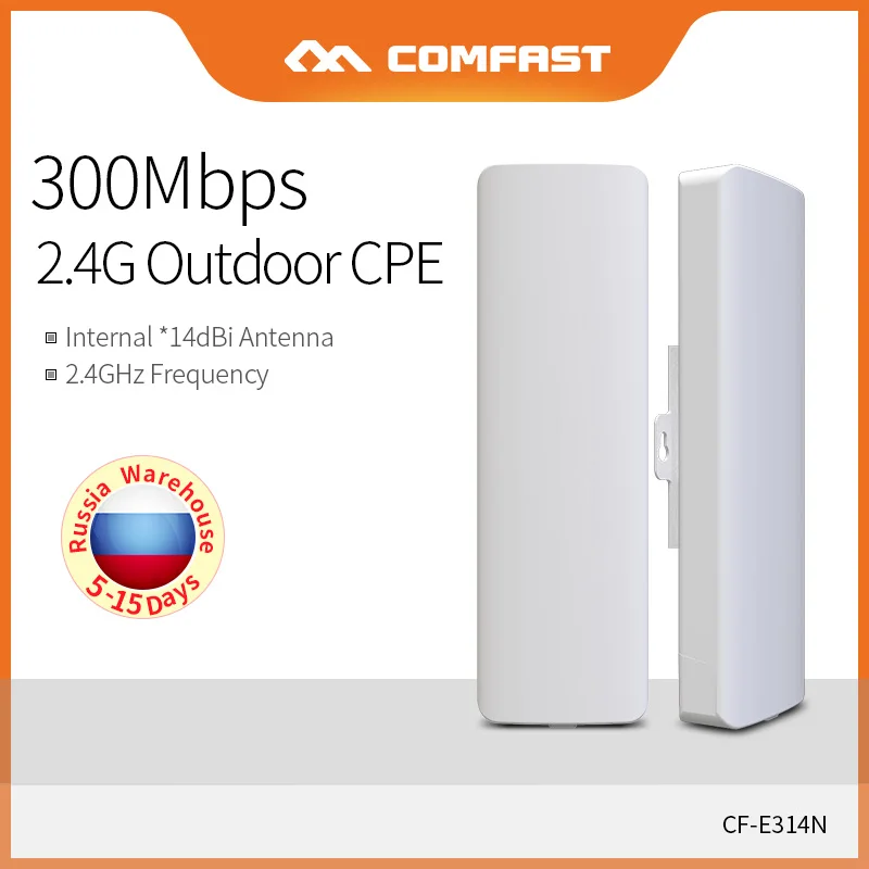 COMFAST 2 4G WIFI точка доступа беспроводной открытый мост 300 Мбит/с Открытый CPE