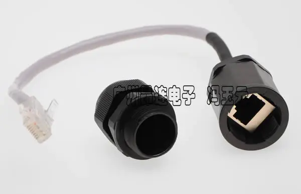 Адаптер локальной сети M22 водонепроницаемый разъем RJ45 25 см сетевой кабель CAT5E CAT6