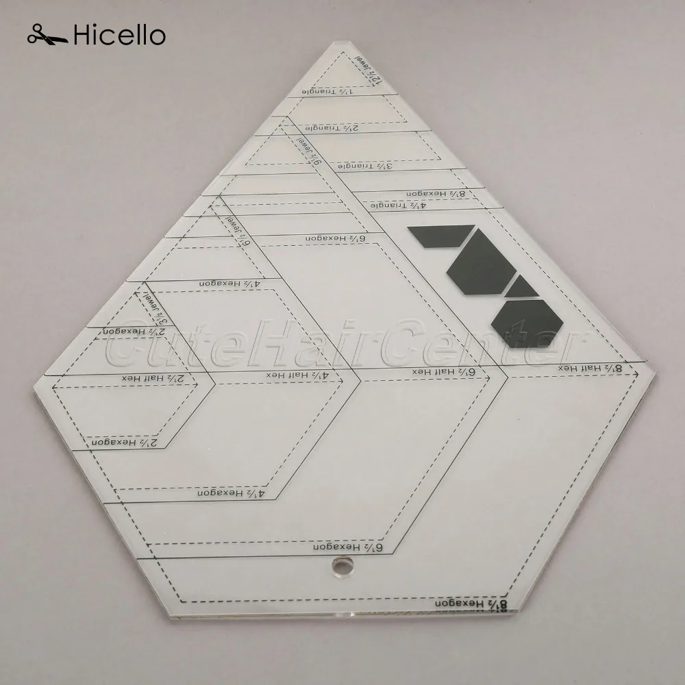 Hicello 1 шт. линейка DIY портной инструменты прозрачные Швейные аксессуары ткань