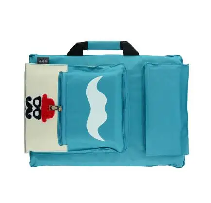 Light blue Модный милый набор для рисования, художественная сумка A3, эскизный коврик/Набор для рисования 8 K, художественная школьная сумка, сумки для рисования для детей - Цвет: Light blue