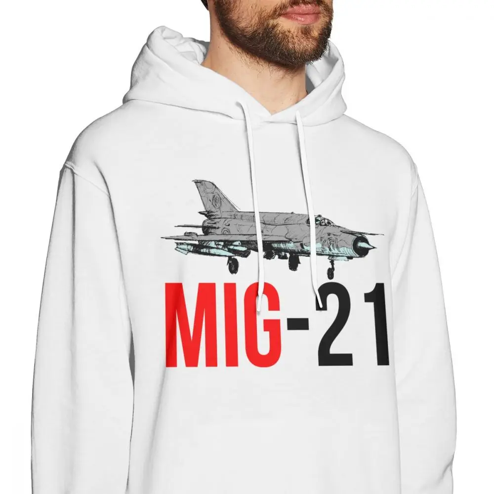 MIG 21 Толстовки мужские качественные винтажные с длинным рукавом Топ дизайн