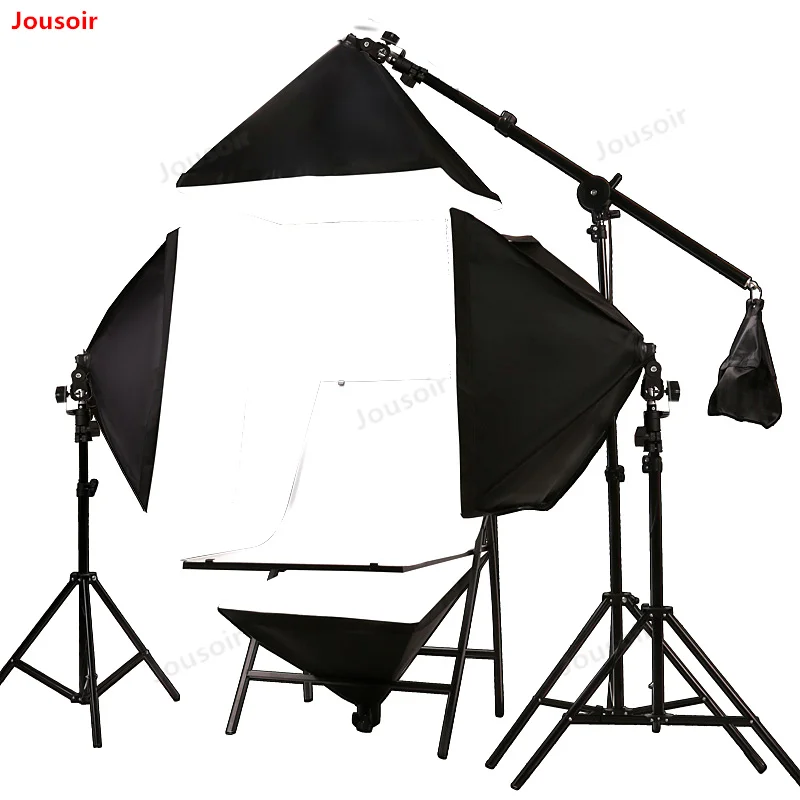 60*100 см складной Портативный подставка для фотосъемки вращающаяся набор софтбокс