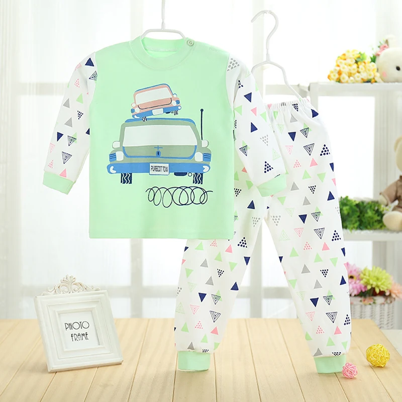 С длинным рукавом футболки для мальчиков весенняя одежда девочек комплект из