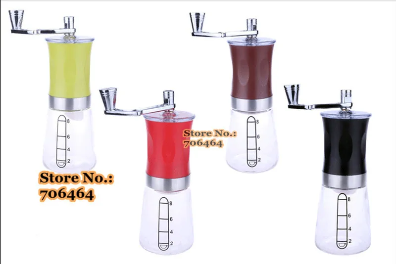 1 шт. портативная моющаяся керамическая измельчитель ядер ручная кофемолка с