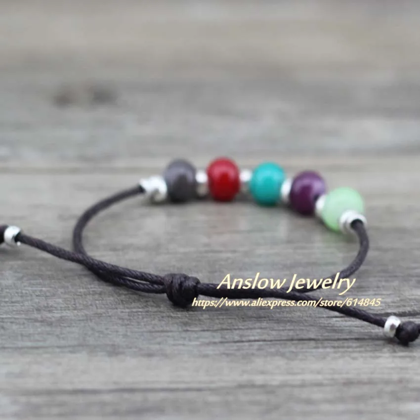 Anslow милые трендовые дизайнерские плетеные браслеты Bijoux кожаный веревочный браслет пара браслеты дружбы подарок на день рождения LOW0495LB