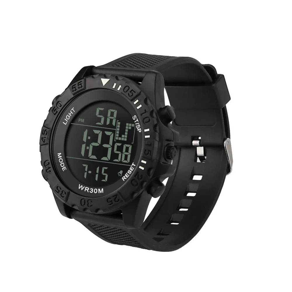 2019 Горячие Роскошные Мужские светодиодные аналоговые цифровые военные