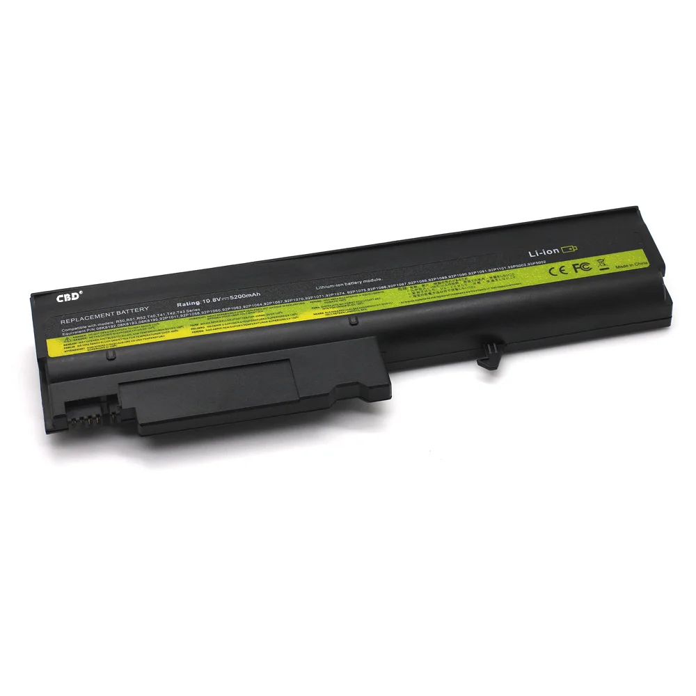 YHR 10 8 В 5200 6 cell Замена Батарея для lenovo IBM ThinkPad R50 R50E R50P R51 R52 T40 T40P T41 t41P T42 T42P T43 T43P WR04|ibm