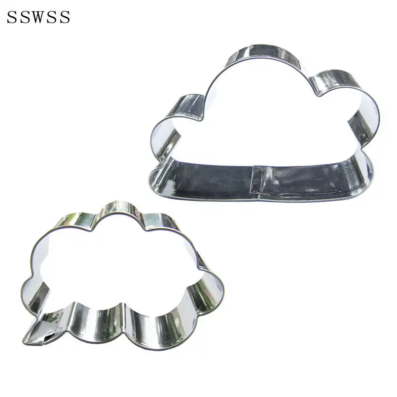 Cloudy Weather White Cloud Dark Cookie Cutter Baking Molds Cake Decorating Fondant Tools Direct Selling | Дом и сад