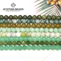 natural green jade nephrite beads matte green gemstone faceted round 4 6 8 10 12mm diy charm beads for jewelry making