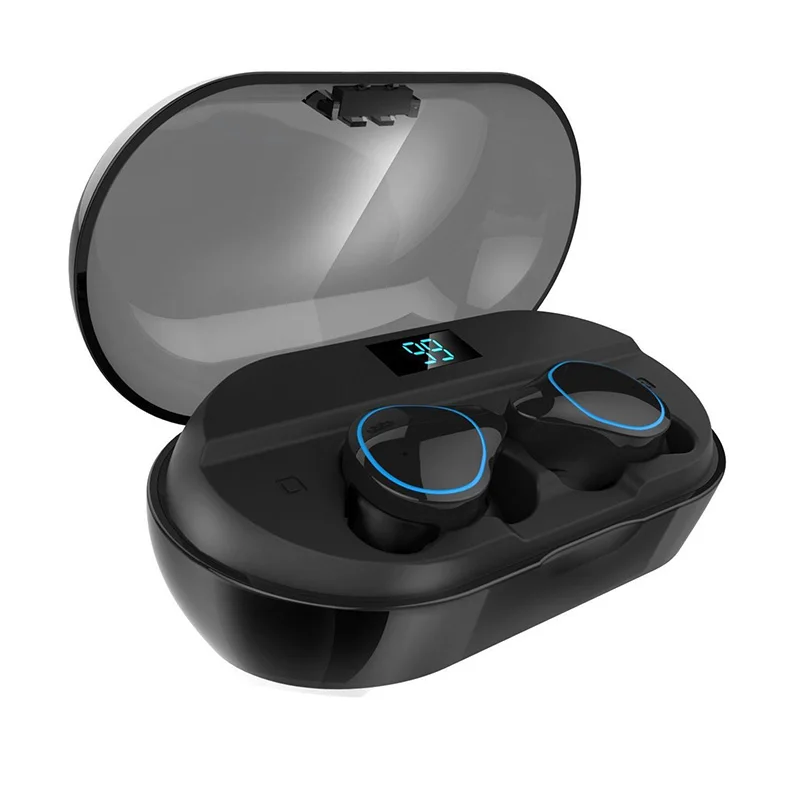 TWS Bluetooth 5,0 наушники-вкладыши IPX7 HiFi настоящие Беспроводные наушники с 4000 мАч зарядным устройством Powerbank для iOS Android телефон