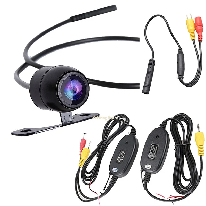 7 дюймовый автомобильный монитор 1080p TFT зеркало с Bluetooth MP5 и 2 4G беспроводная CCD