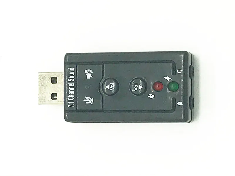 Новая внешняя звуковая карта USB в 3D Аудио адаптер 7 1 каналов профессиональный