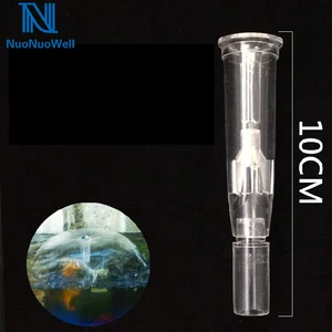 NuoNuoWell Transparent Mushroom Spray Head Submersible Pump Accessories Pond Aquarium Landscaping  Fountains Tube 5/10pcs-pack
