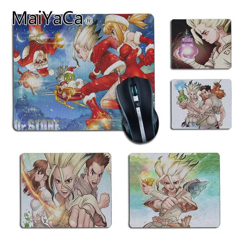 Игровой коврик для мыши ноутбука MaiYaCa с рисунком dr stone аниме нескользящий игровой