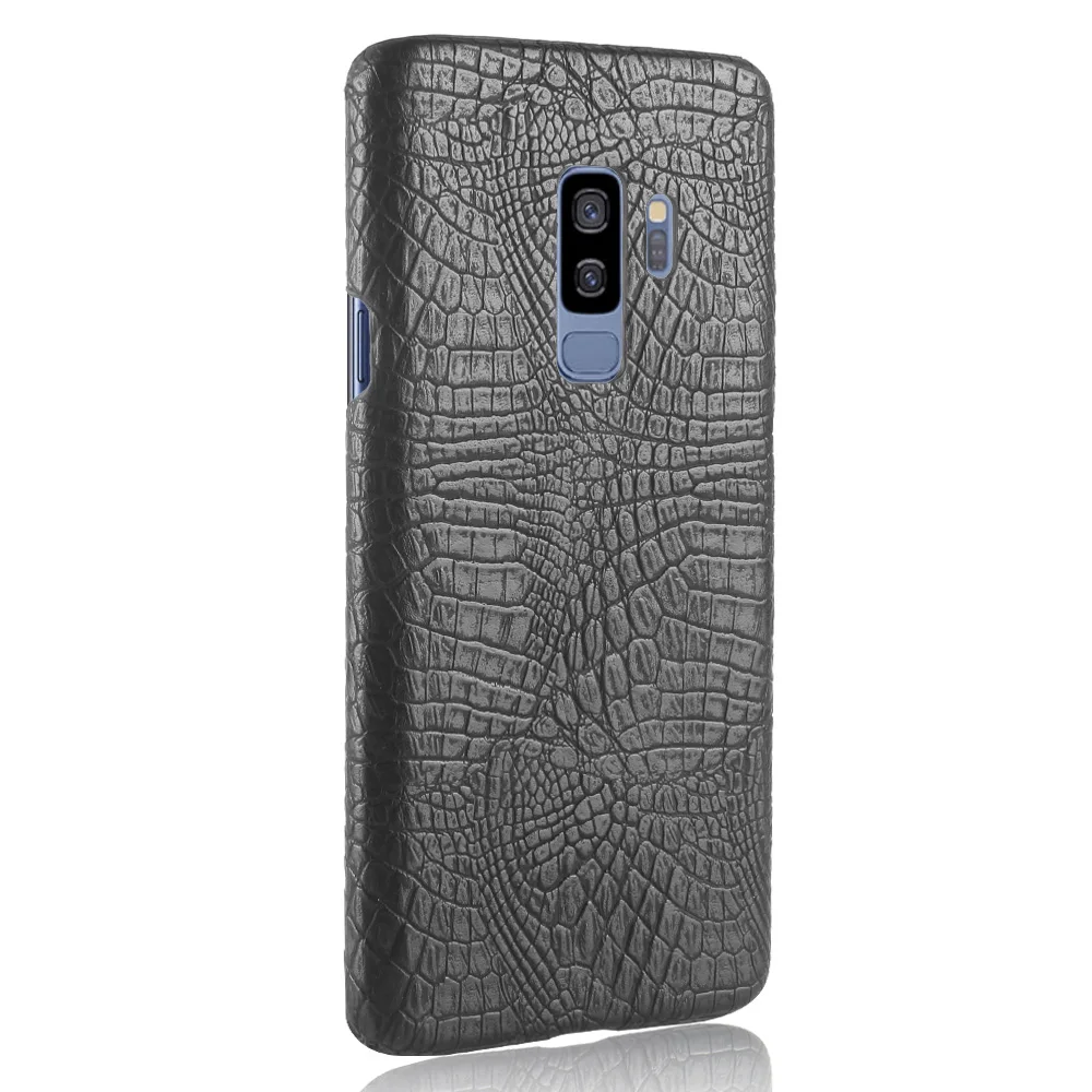 Для Samsung Galaxy S9 Plus/S9 + чехол Супер тонкий текстура крокодиловой кожи жесткий