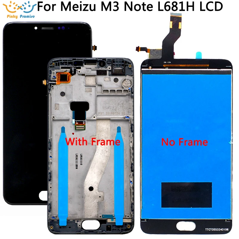 Meizu m3 note L681H ЖК дисплей дигитайзер сенсорный экран Запасные части для мобильного