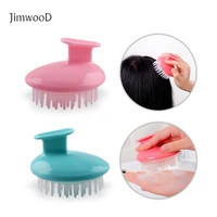 1pc handle silicon detangling comb shower hair brush salon styling tamer tool hair washing brush massage 4colors