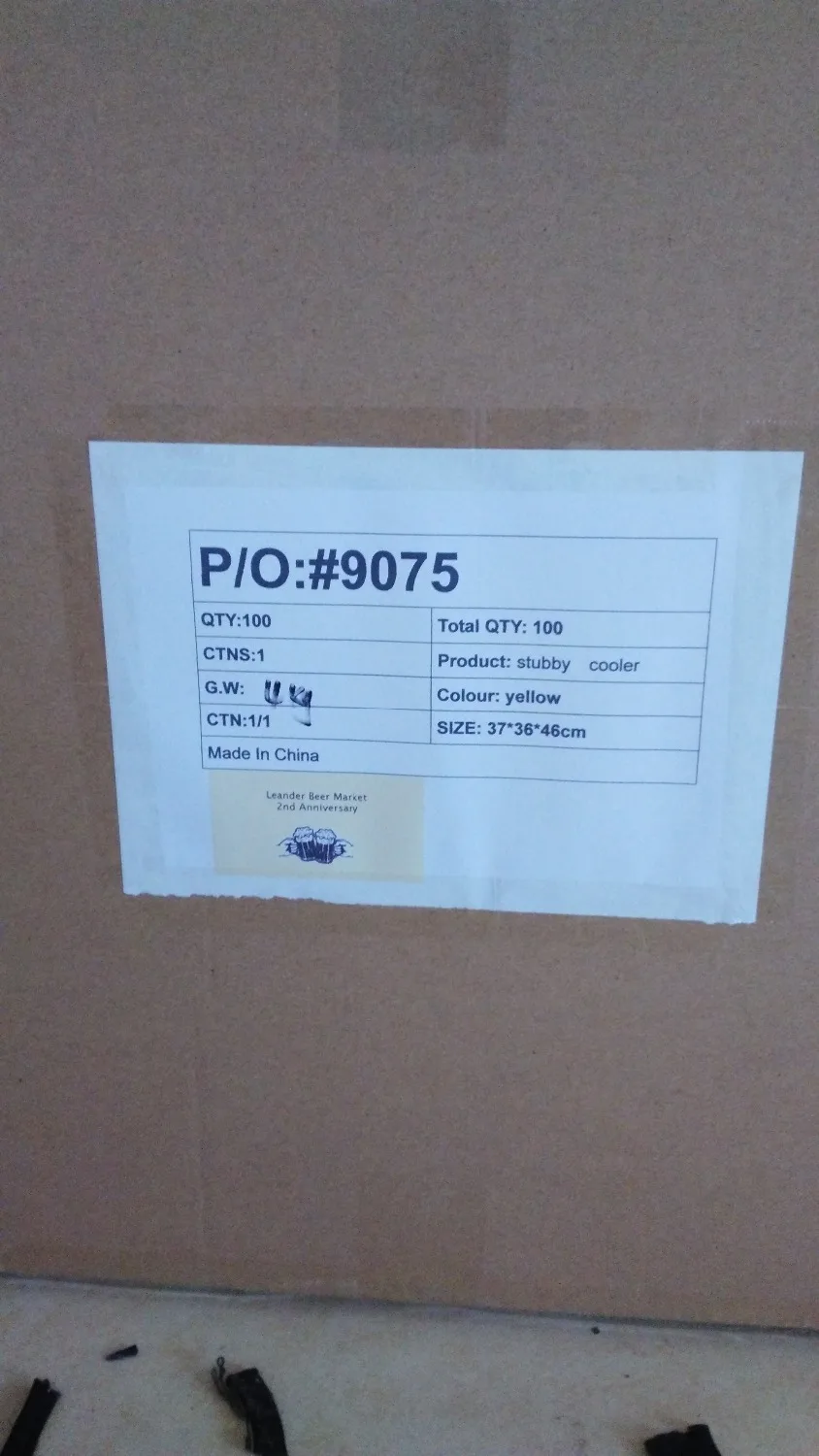 Неопреновые короткие держатели с твердой основой клиентский логотип печатных