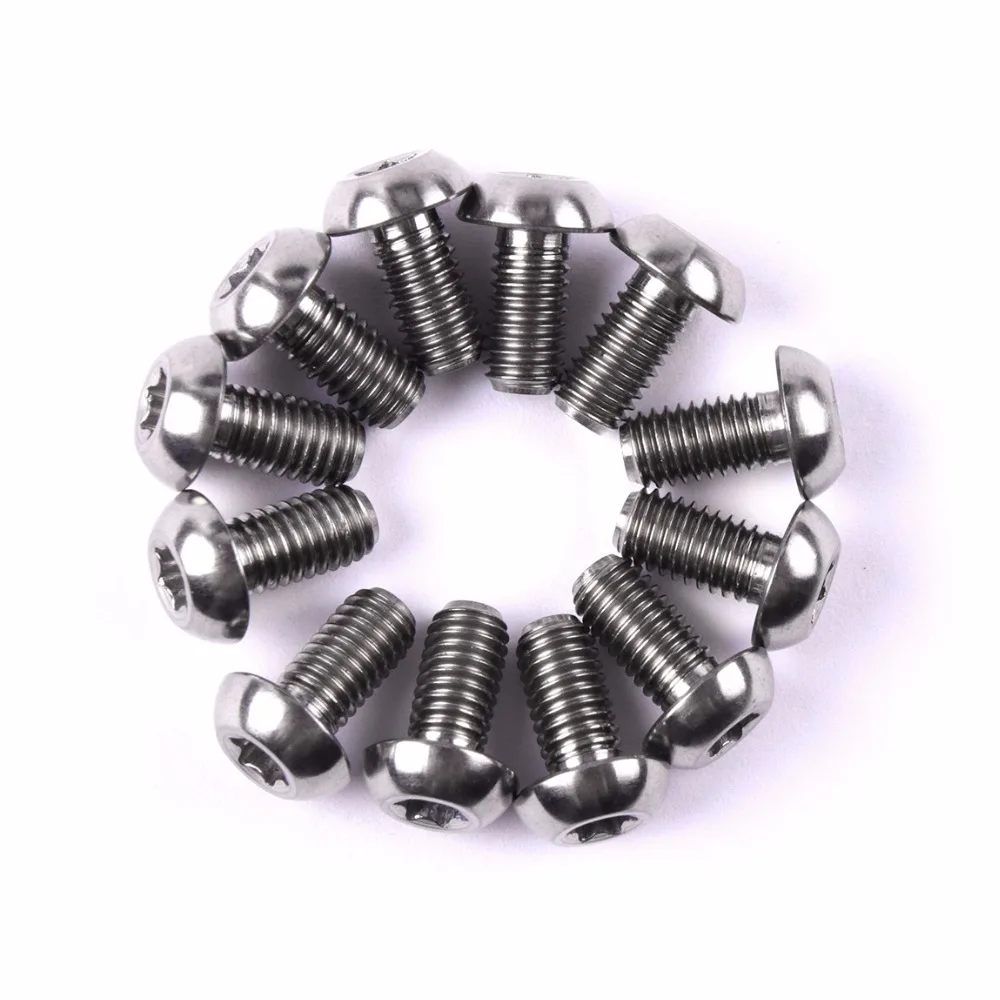 24 шт. супер светильник M5x10mm Ti титановый дисковый тормоз ротор болты/дисковый