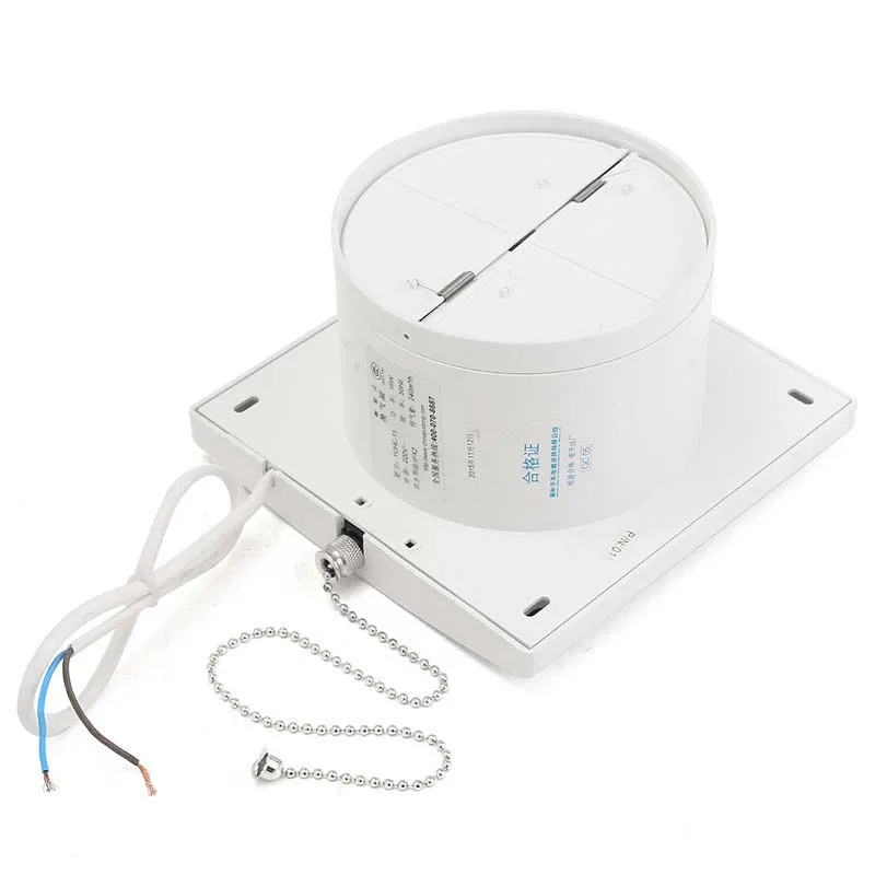 16 Вт 220 В 5 дюймов бытовой бесшумный вытяжной вентилятор для отеля стекло окна