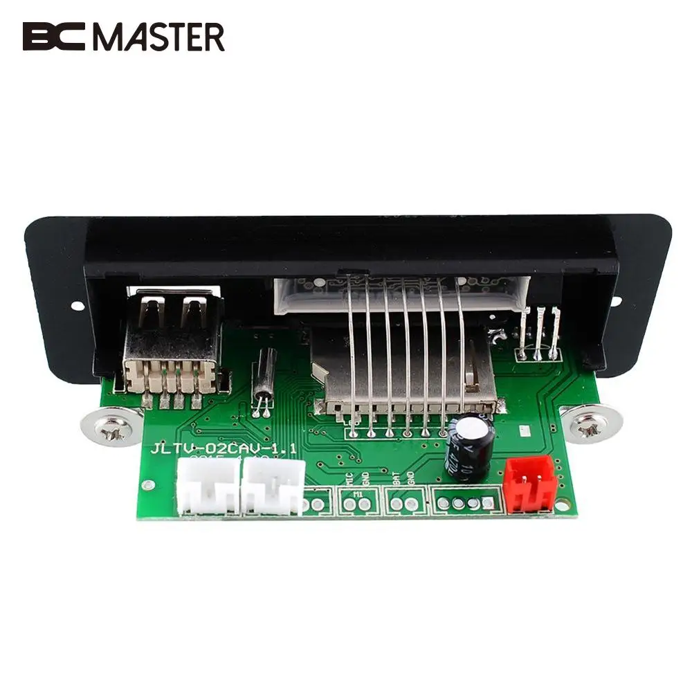 BCMaster черный мини пульт дистанционного управления USB SD карта FM RS-MMC MP3 аудио плеер