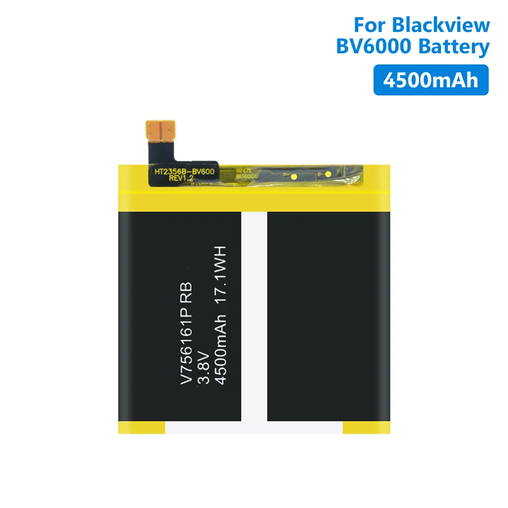 3,8 V 4500mAh батареи мобильного телефона перезаряжаемые для Blackview BV6000 BV6000S V756161P 3,8 V литий-ионные батареи мобильного телефона
