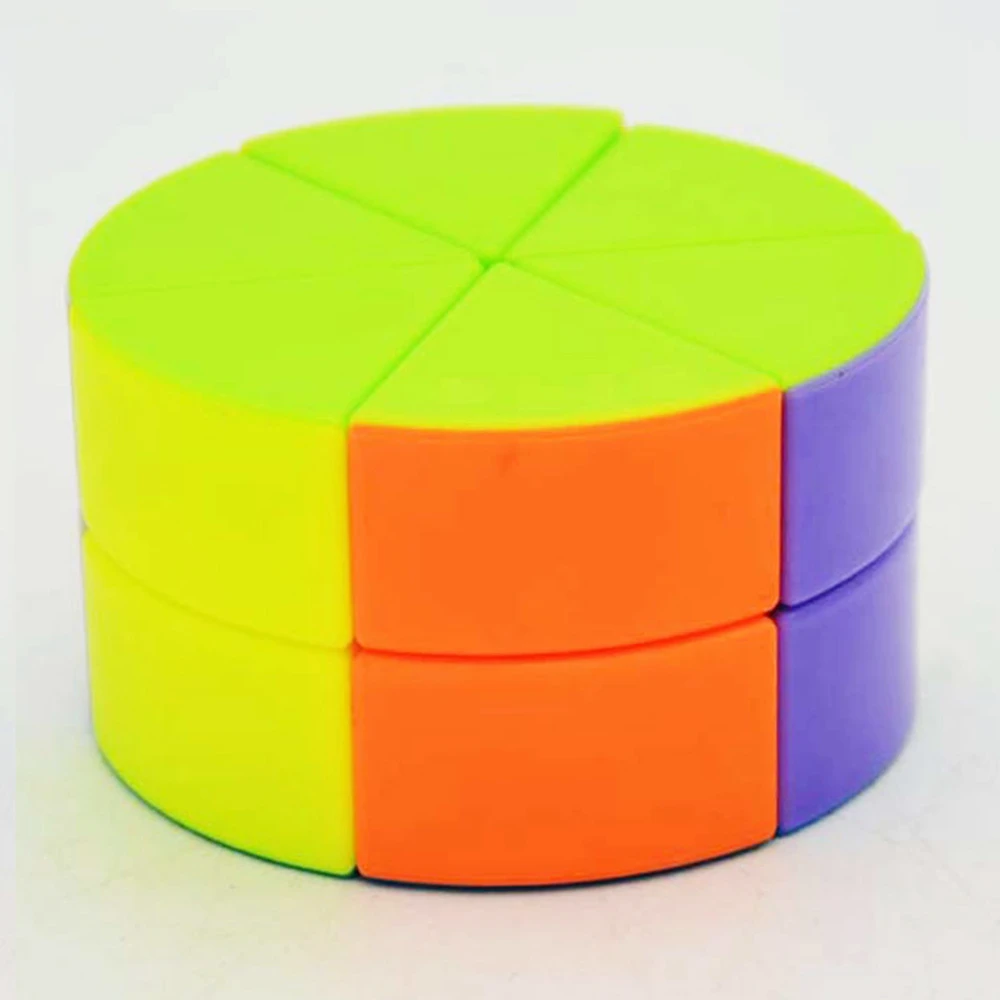 Babelemi 2 Слои 3x3 Круглый торт куб Скорость Magic Cube Игра Головоломка кубики
