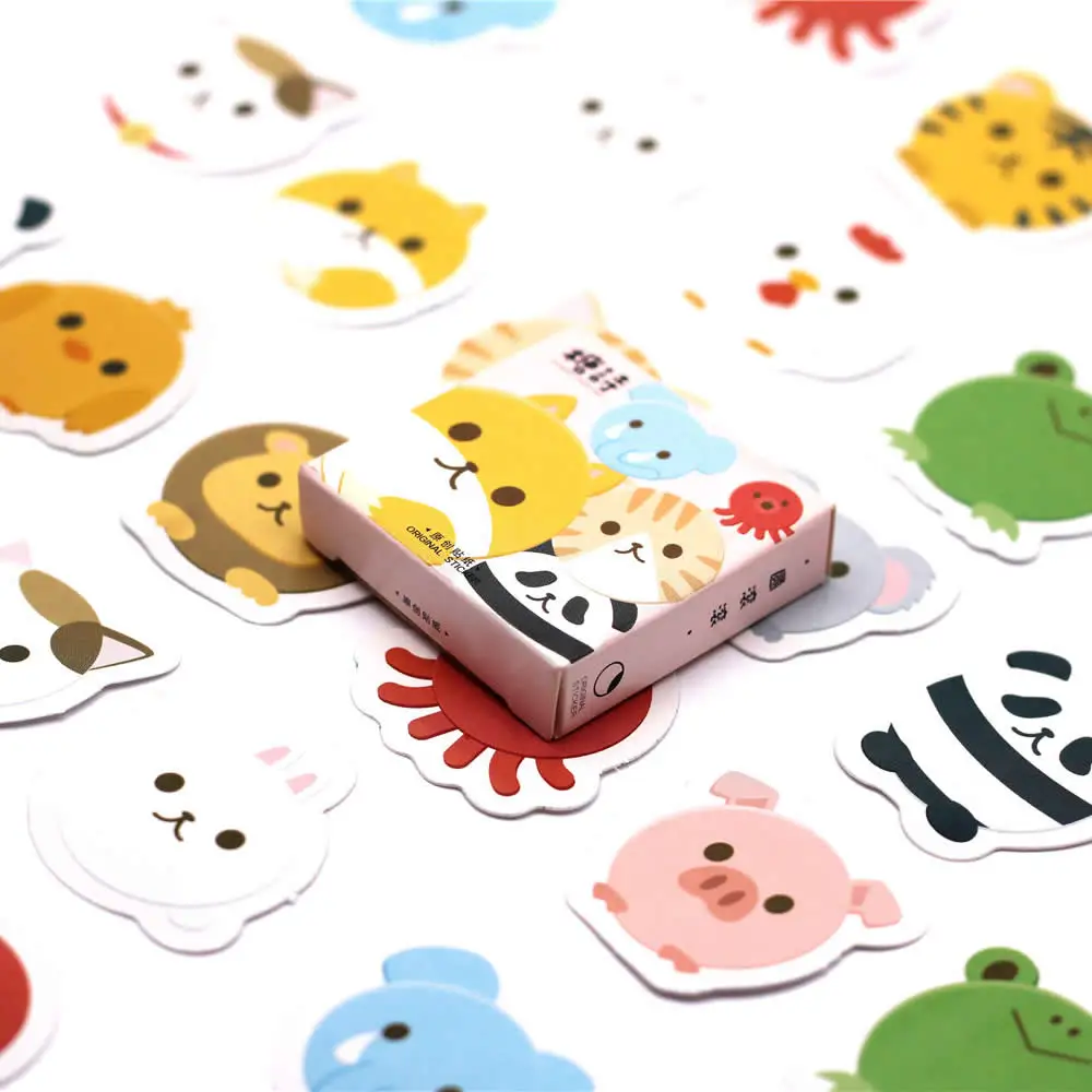 Мини милый мультфильм Kawaii животные кит блокнот для заметок записная книжка канцелярские бумажные стикеры школьные принадлежности - Color: 9
