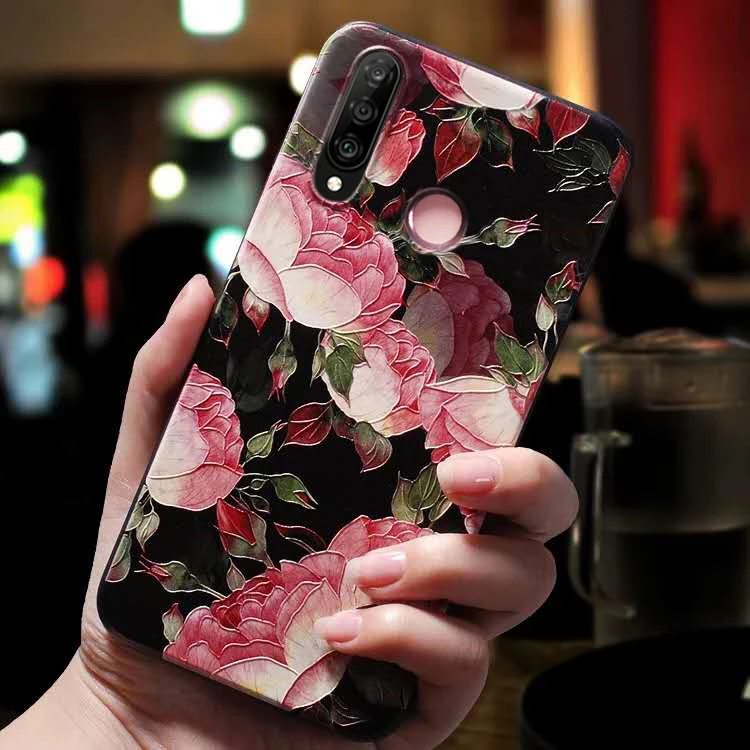 Чехол для Huawei Honor 10 Lite чехол 10i lite милый черный телефона с красными розами |