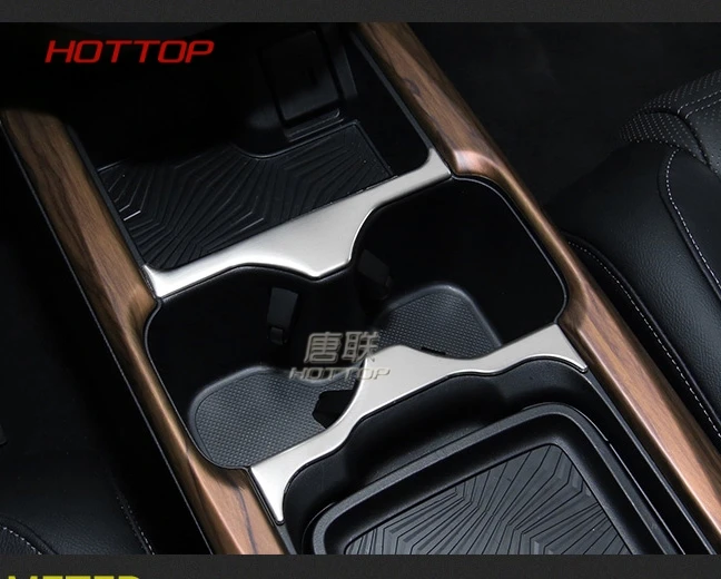 HOTTOP для Honda CRV CR-V нержавеющая сталь передний центральный задний подстаканник накладка