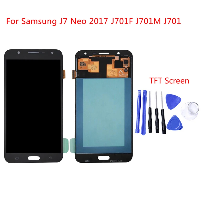 

For Samsung Galaxy J7 Neo J701F J701M J701MT LCD Display Touch Screen Digitizer Assembly Replacement Can not Adjust Brightness