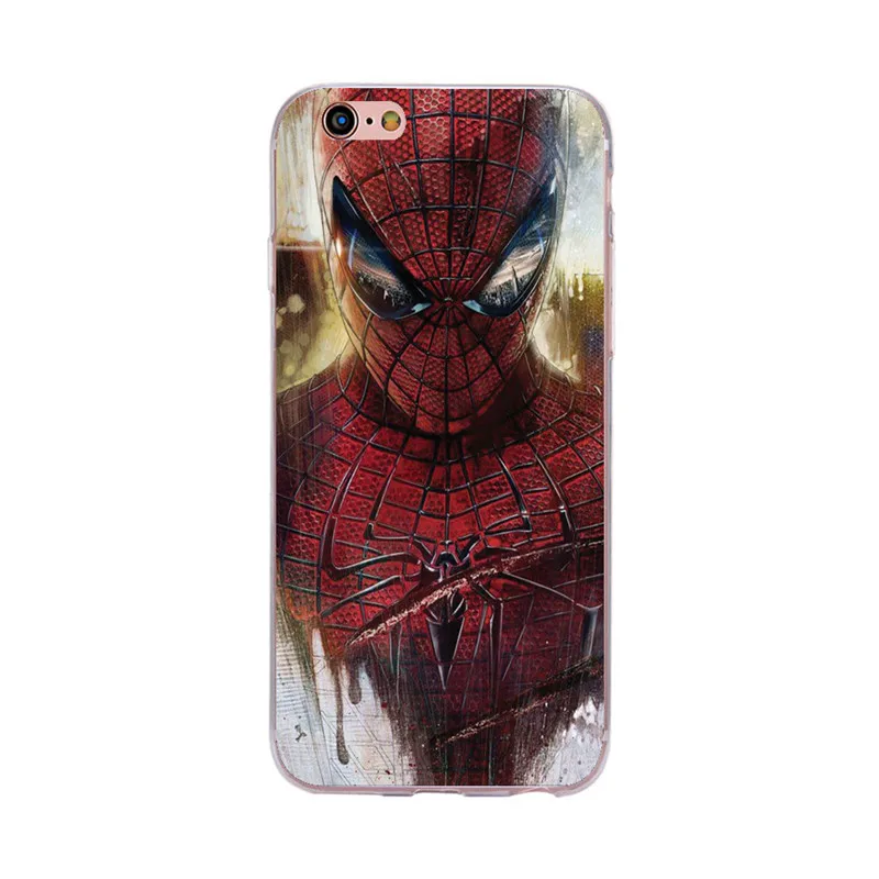 For Fundas iPhone 6 6s Cell Phone Case Cool Hero Batman Superman iroman Spiderman Wonder Woman Star Wars Design Covers Capa |