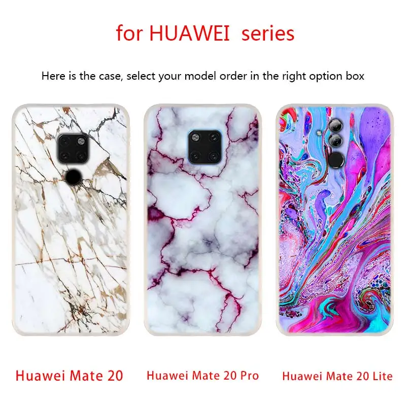 Розовый чехол для телефона с мраморной линией Huawei Mate 10 20 30 Lite 20X Pro Nova 3 4 5i Y7 Y9 2019 2018 |