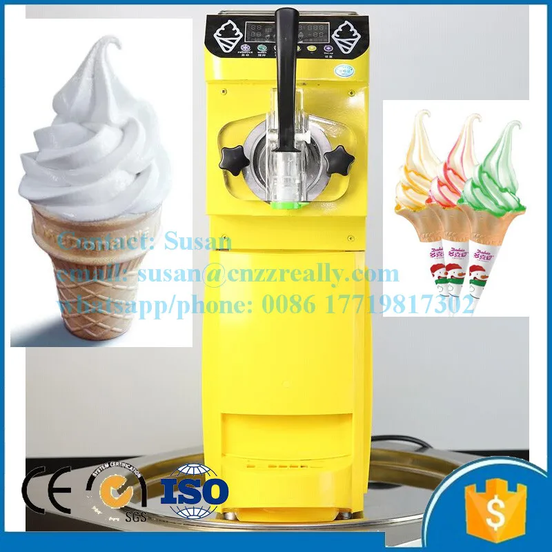 

Soft Serve Ice Cream Machine / Frozen Yogurt Ice Cream Machine 5L small soft ice cream machine for sale