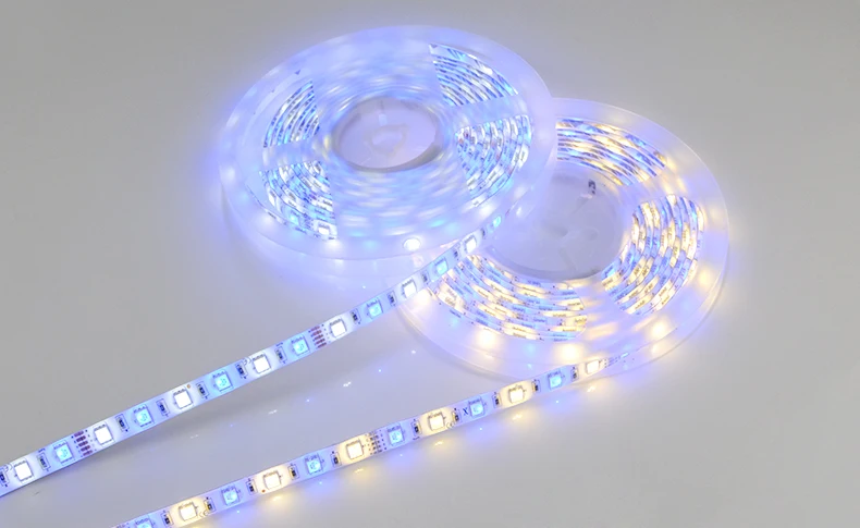 RGB RGBW RGBWW Wi-Fi 5 м 5050 Светодиодные полосы света водостойкий гибкий светодио дный светодиодный лента Диодная лента wifi контроллер+ 12 В адаптер питания EU/US