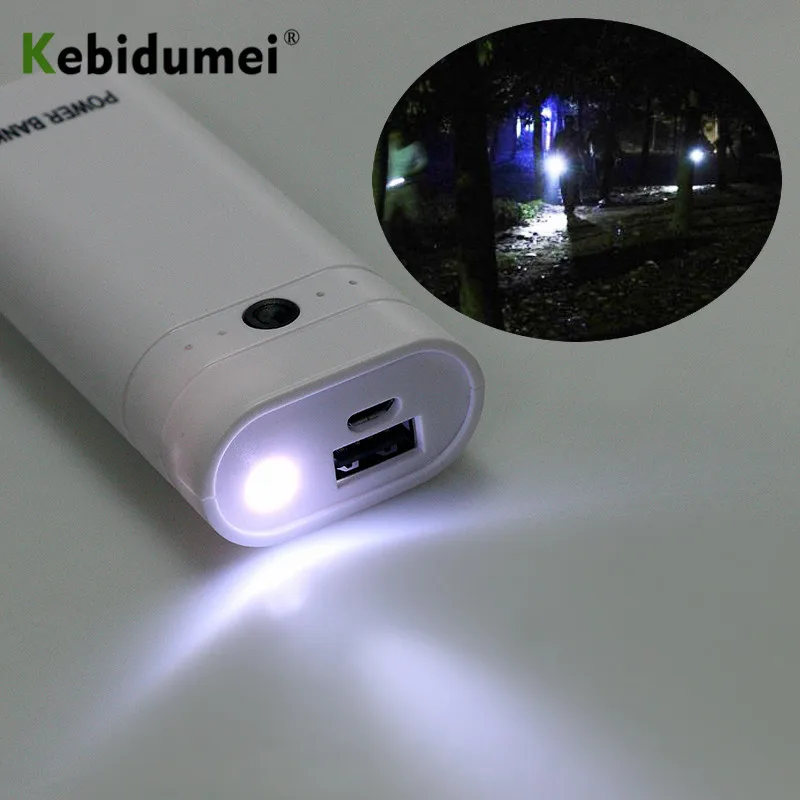 Kebidumei чехол для зарядного устройства аккумулятора 2X 18650 USB внешний аккумулятор