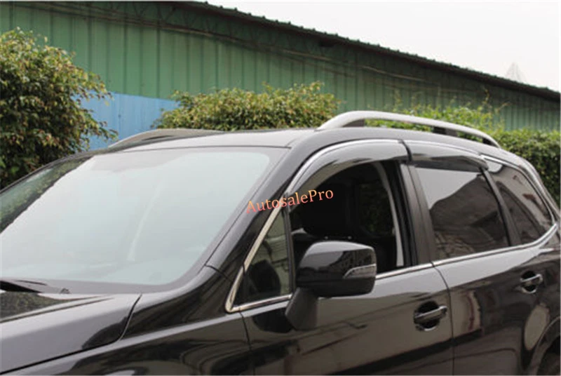 4 шт. хромированные солнцезащитные козырьки для Subaru Forester 2013 2014 | Автомобили и