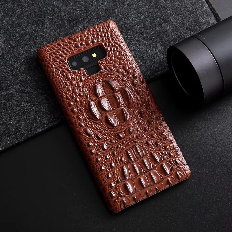 Чехол из натуральной кожи для Samsung Galaxy Note 9 классный чехол роскошный с рисунком
