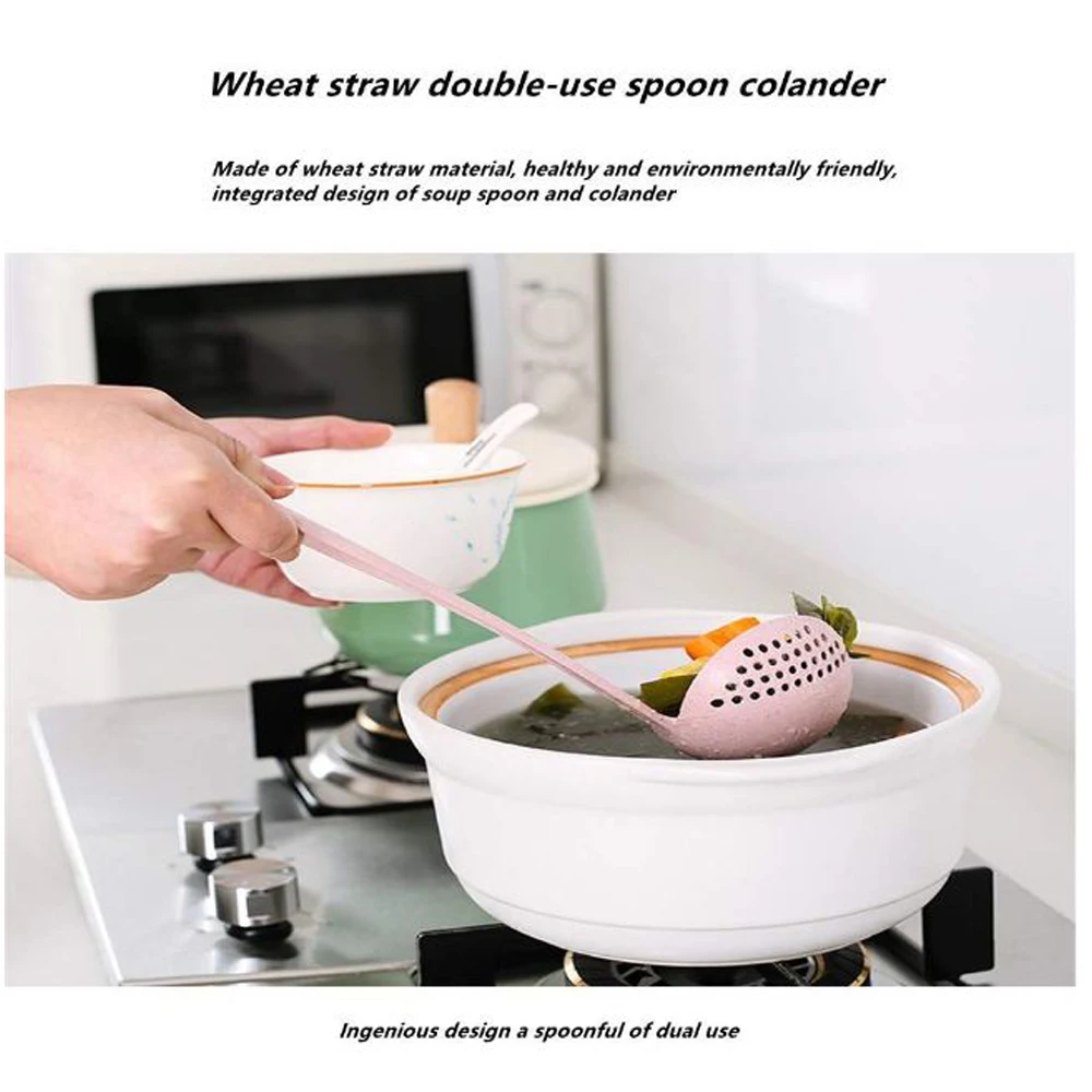 2018 Новый пшеничный соломенный суп половник дуршлаг ситечко горячий горшок шлак