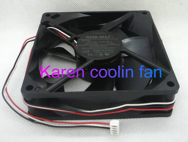 

100% new original NMB 3610KL-05W-B49 9225 24V 0.16A 92 * 92 * 25mm fan drive