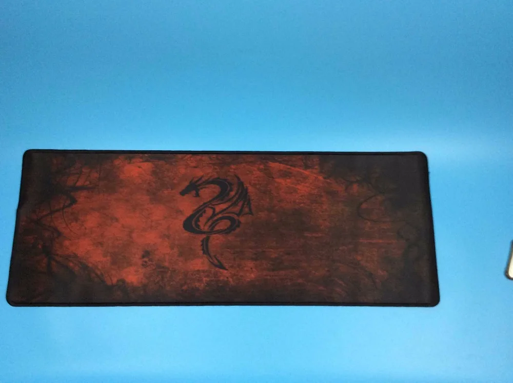 Mairuige красный дракон 600x300/700x300/800x300/900x400 мм замок края Мышь большой коврик компьютер коврик для клавиатуры Настольный игровой Мышь Pad