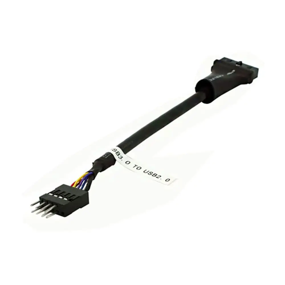 Материнская плата 9-контактный USB 2 0 джемпер к 3 20Pin адаптер 20-контактный