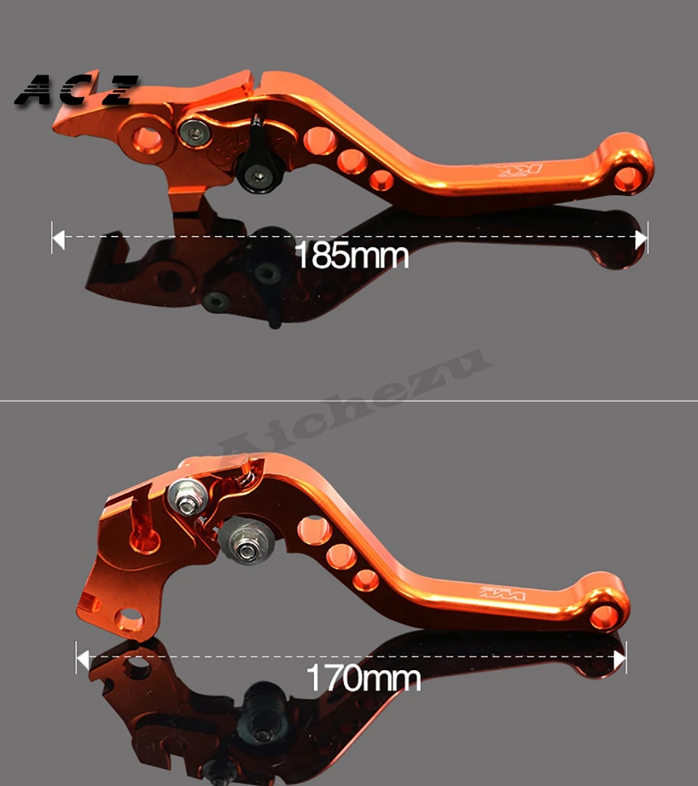 

ACZ Motorcycle Adjustable Brake&Clutch Levers For 125 Duke200 390 RC125 RC200 RC390 Brake Lever Clutch Lever